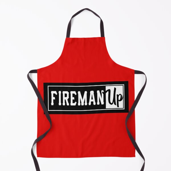 Item preview, Fireman Up Square Logo designed and sold by FiremanUP.