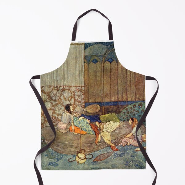 Item preview, The Story of the King of the Ebony Isles - Arabian Nights - Edmund Dulac designed and sold by forgottenbeauty.