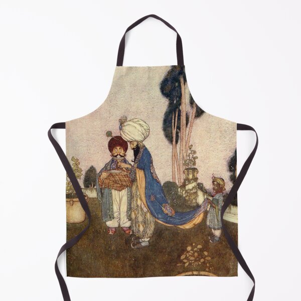 Item preview, Strange of Form - The Fisherman and the Genie - Arabian Nights - Edmund Dulac designed and sold by forgottenbeauty.