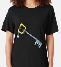 Kingdom Key - Kingdom Hearts Slim Fit T-Shirt