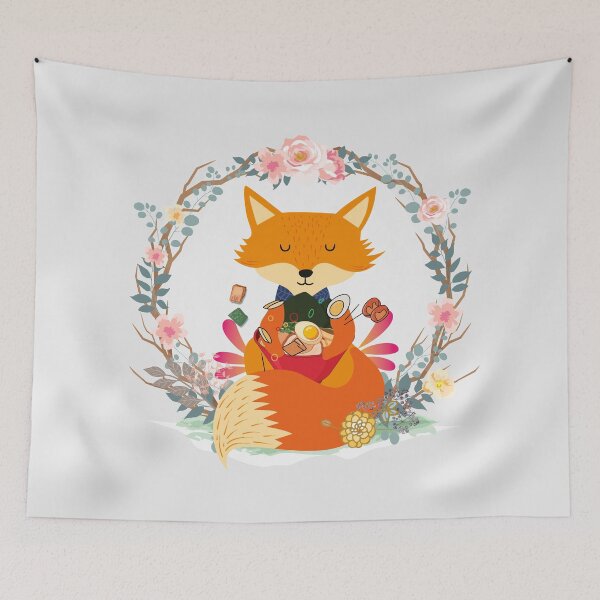 Item preview, Fox Leaves Ramen - Cut Fox Ramen. Fantastic Mr Fox Classic !! designed and sold by SoffyLee586.