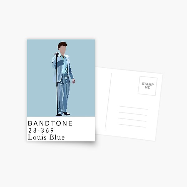 Louis Blue Pantone Paint Card | Photographic Print