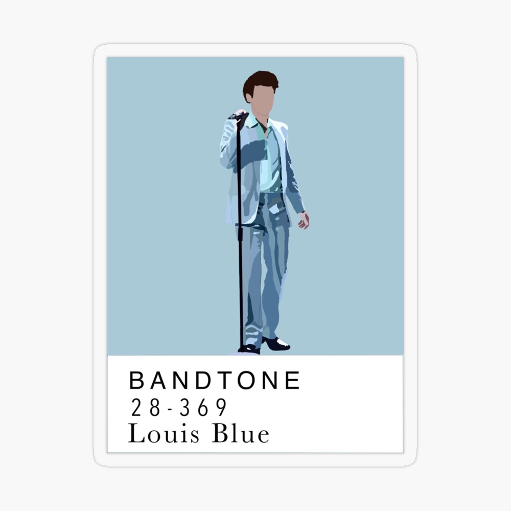 Louis Blue Pantone Paint Card Art Print for Sale by Molly Stern