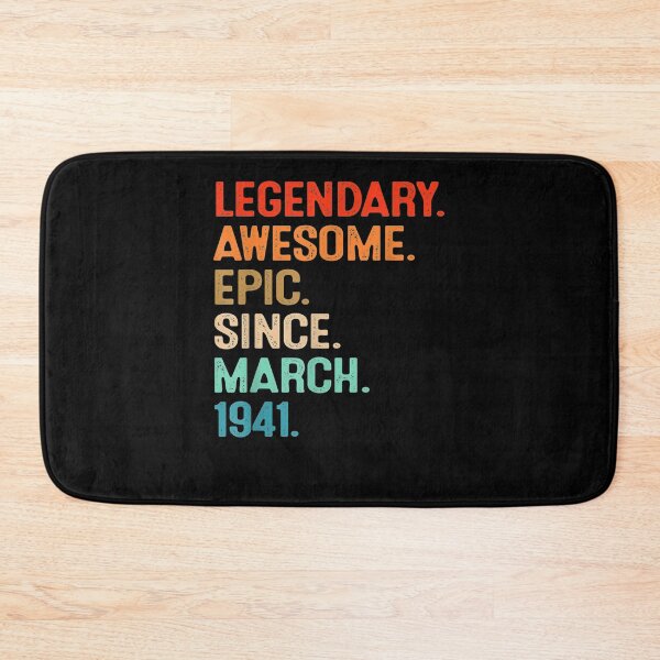 Item preview, Awesome Since March 1941 80th Birthday Gift 80 Years Old  designed and sold by avareid3.