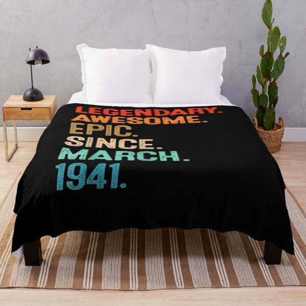 Item preview, Awesome Since March 1941 80th Birthday Gift 80 Years Old designed and sold by avareid3.