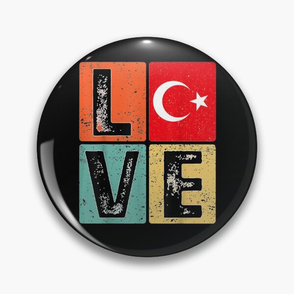 Item preview, Vintage Retro I Love Turkey Flag For Turkish Pride Gift  designed and sold by avareid3.