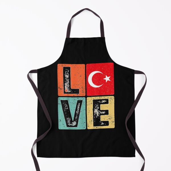 Item preview, Vintage Retro I Love Turkey Flag For Turkish Pride Gift designed and sold by avareid3.