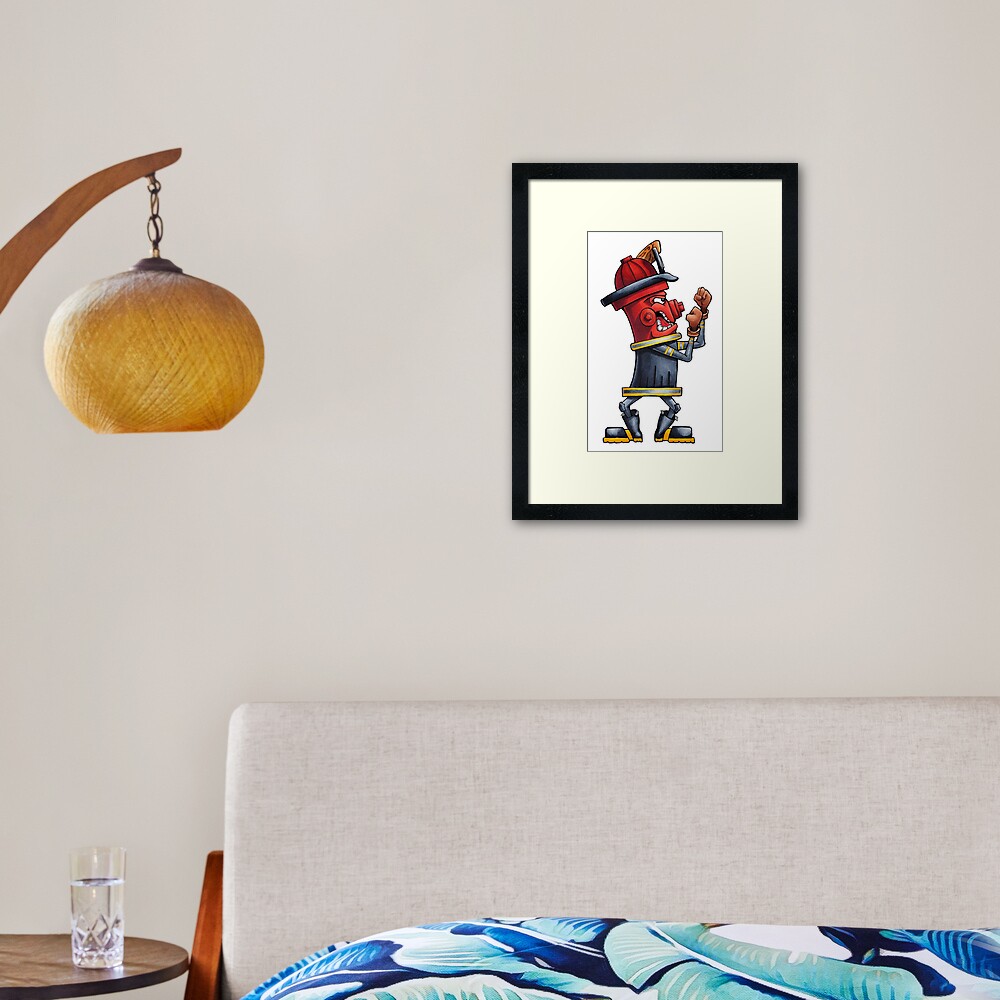 Item preview, Framed Art Print designed and sold by FiremanUP.