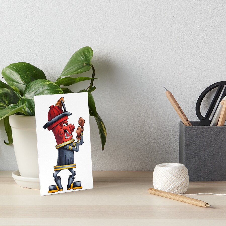 Item preview, Art Board Print designed and sold by FiremanUP.