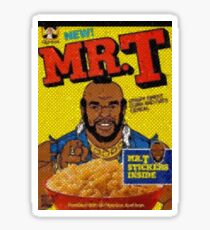 1980 Mr. T Cereal- original mosaic design cereal shaped. Sticker