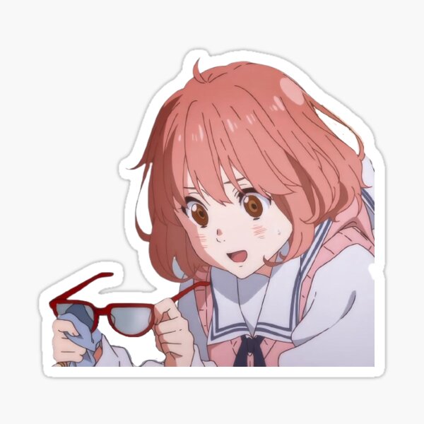 Mirai Kuriyama Bunny - Kyoukai no Kanata Sticker for Sale by Awesomedeer