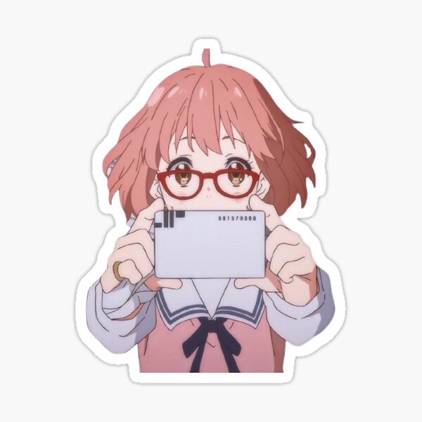 Mirai Kuriyama #2 - Kyoukai no Kanata Sticker for Sale by Animeager