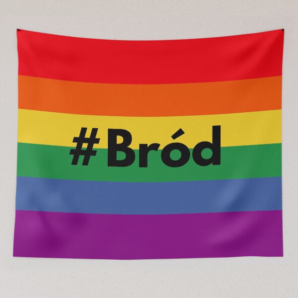 Item preview, Hashtag Bród - Pride in Irish - Gaeilge - LGBTQ designed and sold by HashtagZone.