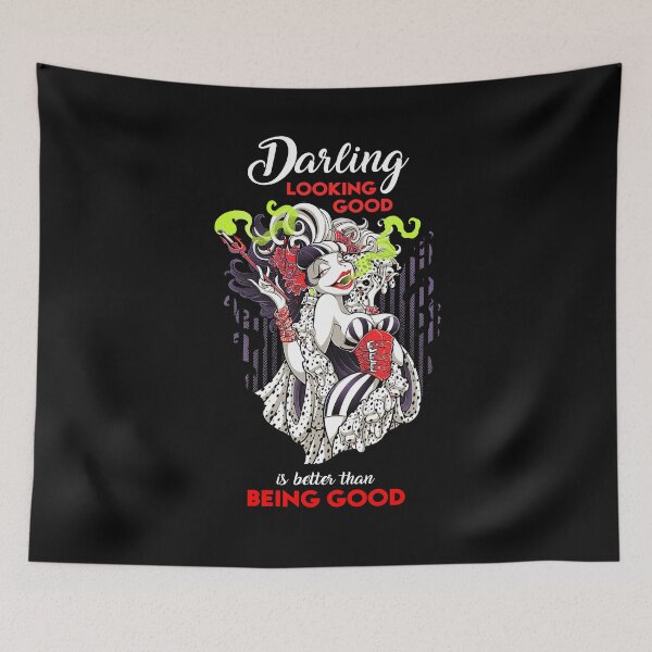 Item preview, Cruella De Vil Darling Looking Good Being Good , Cruella Purse, Cruella Deville , Sweat designed and sold by YQPPAL.