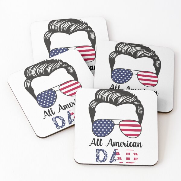 Item preview, All american dad 4th of july usa flag fathers day designed and sold by anthonybarr1205.
