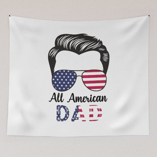 Item preview, All american dad 4th of july usa flag fathers day designed and sold by anthonybarr1205.