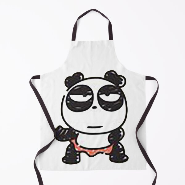 Item preview, cartoon panda, indifferent, angry, black and white, asian, unhappy panda designed and sold by Nostrathomas66.