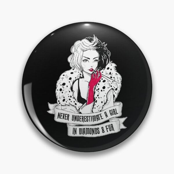 Item preview, Cruella De Vil Never Underestimate A Girl In Diamonds And Fur Classic , Cruella Deville Villain Tee, 101 Dalmatians Tee designed and sold by YQPPAL.
