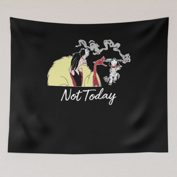 Item preview, Cruella De Vil Not Today , Dalmatian Dog 90s , Not Today Vintage , Cruella Deville designed and sold by YQPPAL.