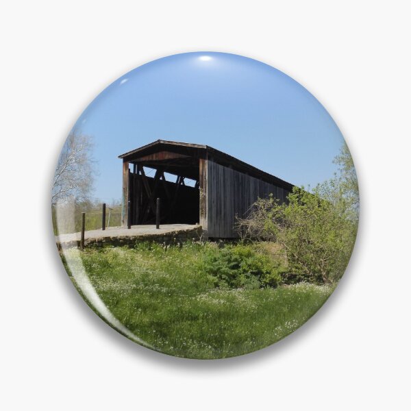 Item preview, 17-101-01 Johnson Creek Covered Bridge 110' 1862 designed and sold by gotucoveredart.