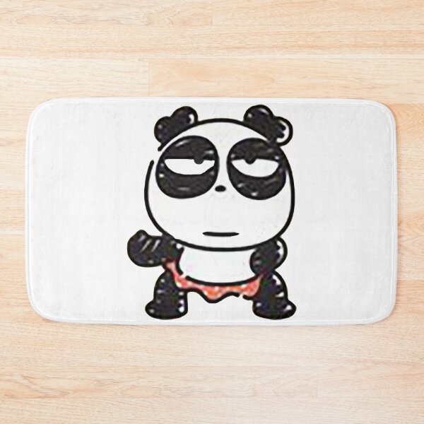 Item preview, cartoon panda, indifferent, angry, black and white, asian, unhappy panda designed and sold by Nostrathomas66.