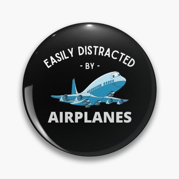 Item preview, Easily Distracted By Airplanes designed and sold by Crafty-Mornings.