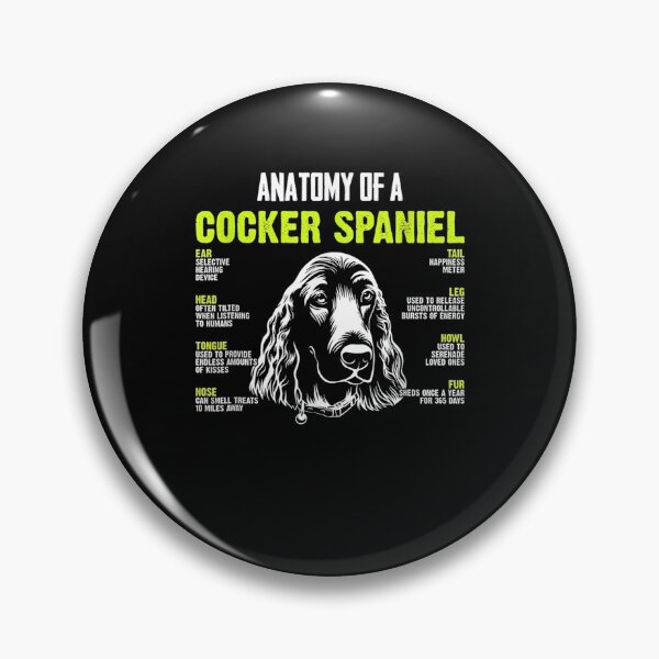 Item preview, Anatomy Of A Cocker Spaniel Function Of Dog's Part Gift  designed and sold by avareid3.