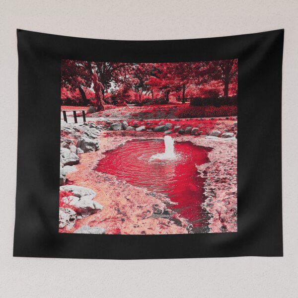 Item preview, Seeing Red Fountain at Ted Ensley Gardens in Topeka, KS designed and sold by GeoTeasters.