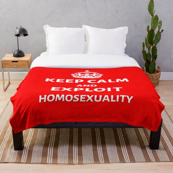 Aperçu de l'œuvre Gardez votre calme et exploitez l'homosexualité créée et vendue par SingofSolace.