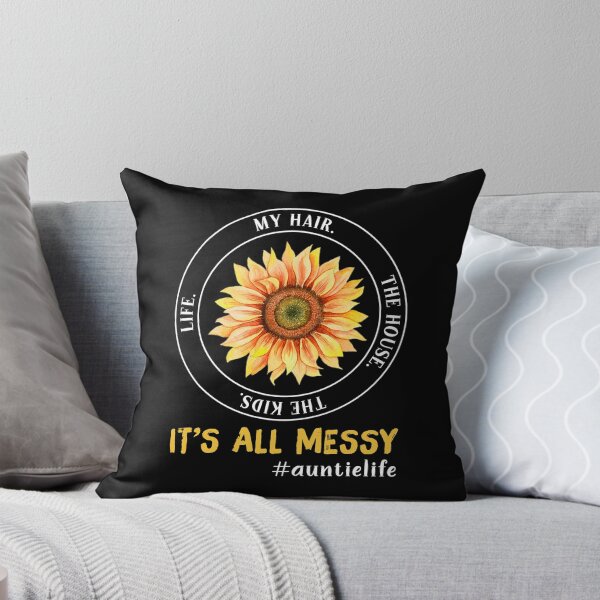 Item preview, It's all messy auntielife Sunflower T-Shirt designed and sold by HammonArt.