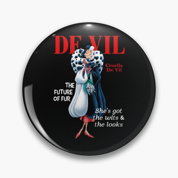 Item preview, Deville Cruella De Vil Villains For Women, De Vil Cruella The Future Of Fur , 101 Dalmatians For Girl designed and sold by YQPPAL.
