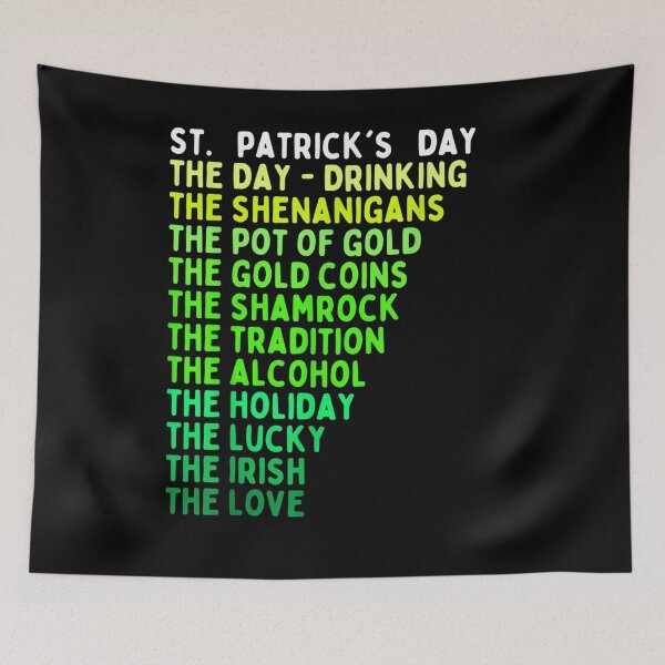 Item preview, St Patricks Day Drinking 2021 Irish Funny Lucky Shenanigans  designed and sold by avareid3.