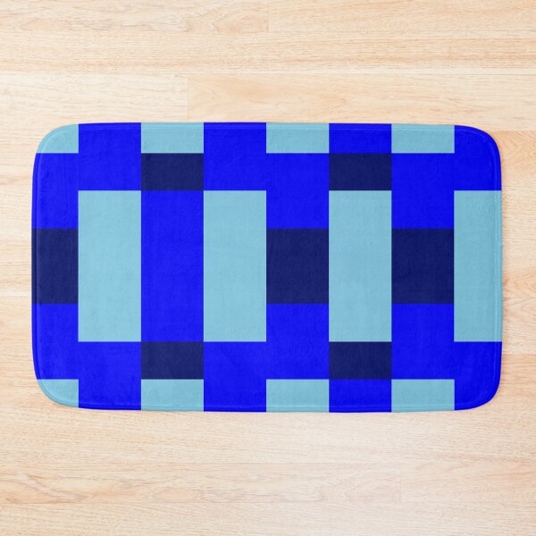 Item preview, Deep Blue Medium Blue Light Blue Fun Pattern designed and sold by eviejay.