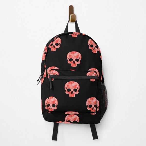 Item preview, Skull with Low Poly Triangle Pattern Overlay - Red designed and sold by dylanxh.