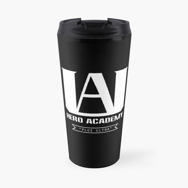 U.A. Logotipo de High Plus Ultra - (My Hero Academia Taza de café de viaje