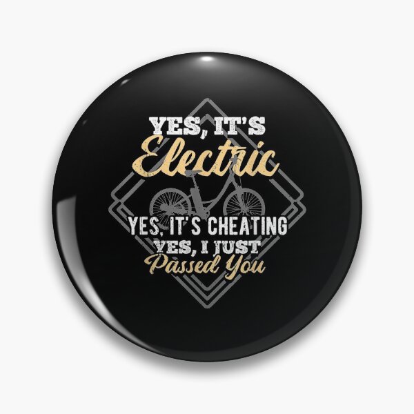 Item preview, It's Electric It's Cheating I Passed You Cycle Ride Man  designed and sold by avareid3.