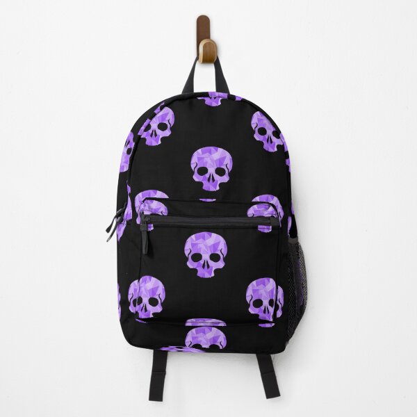 Item preview, Skull with Low Poly Triangle Pattern Overlay - Purple designed and sold by dylanxh.