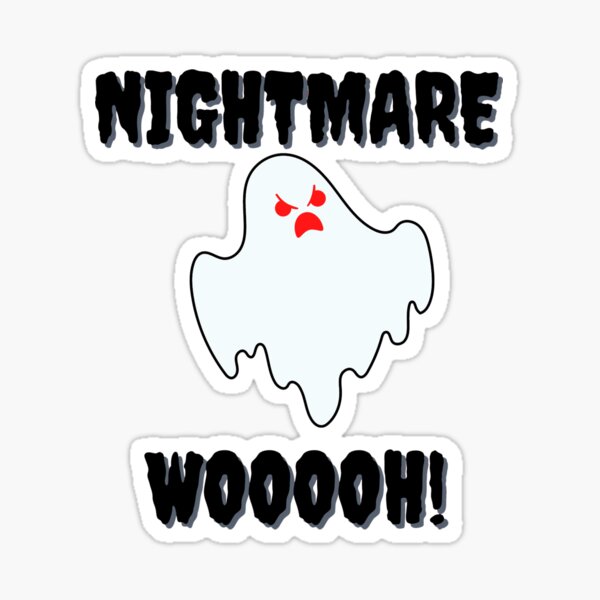 Nightmare Ghost - Halloween Sticker