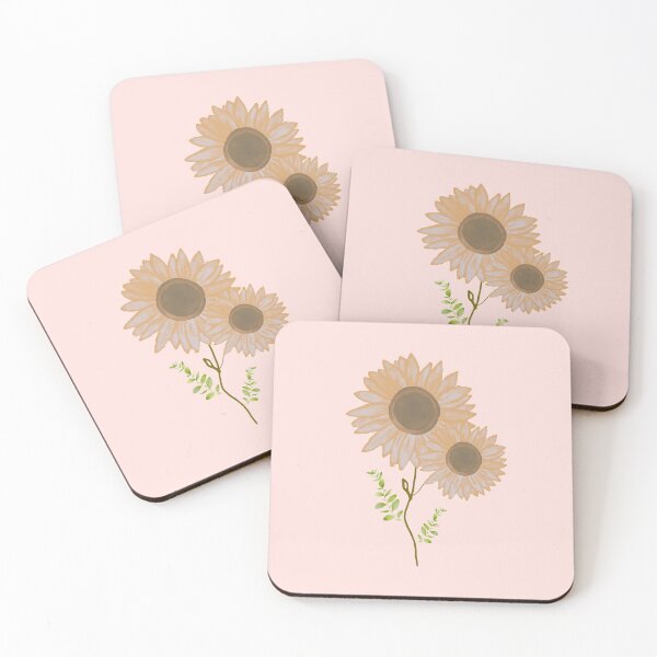 Item preview, Rosy Sunflower & Leaves Design designed and sold by eviejay.