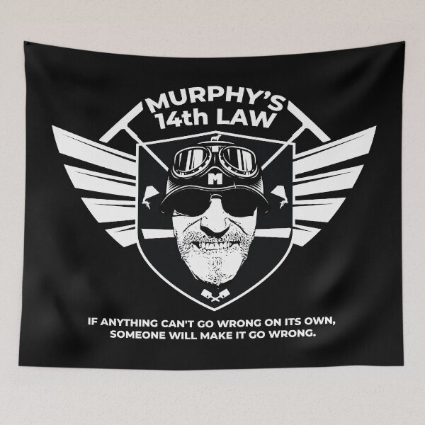 Item preview, Murphy's concrete law  designed and sold by Alen Tomasevic.