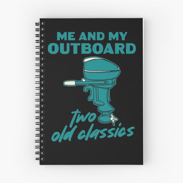 Item preview, Vintage Outboard Motor Two Old Classics designed and sold by Huhnerdieb Apparel.
