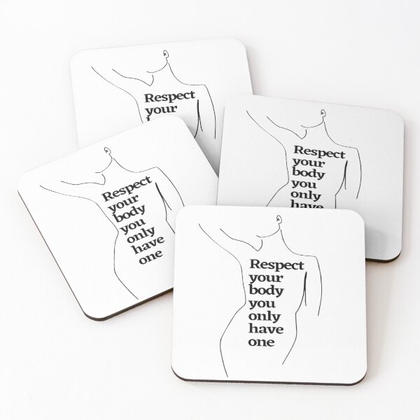 Item preview, Respect your body, you only have one, body positivity designed and sold by Blaubeerspinne.