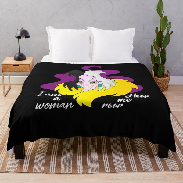 Item preview, I Am A Woman Hear Me Roar Cruella Deville , Cruella Devil Tee, 101 Dalmatian , Cruella 90s designed and sold by YQPPAL.