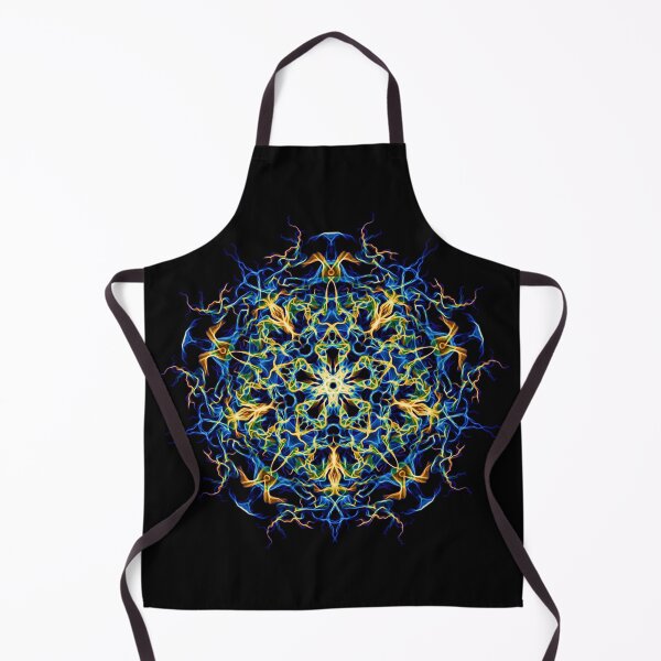 Item preview, Opening Ceremony - Energy Mandala Gold Blue designed and sold by Leah McNeir.