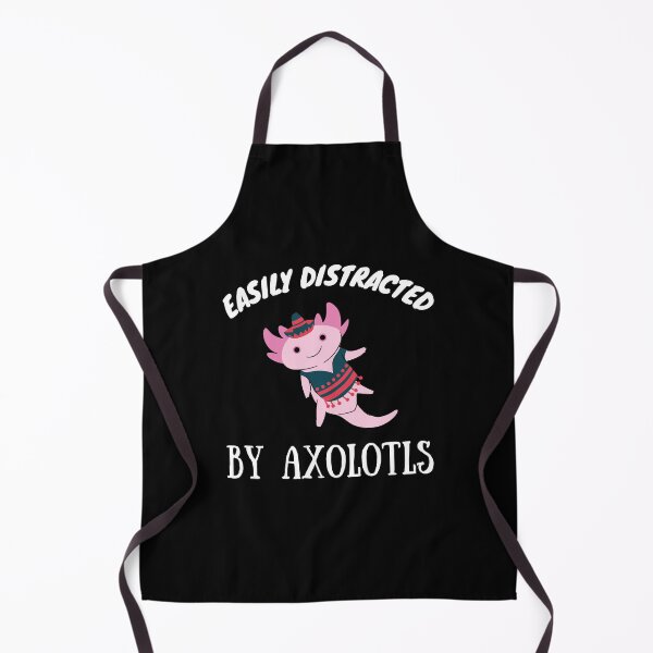 Item preview, Easily distracted by Axolotls, Leucistic Axolotl designed and sold by subtleday.