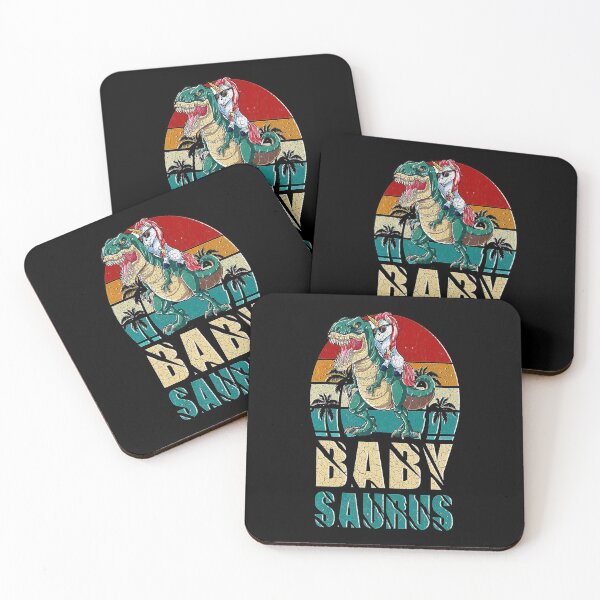 Item preview, Babysaurus Unicorn Riding T Rex Baby Saurus Matching Family designed and sold by BargerStore.