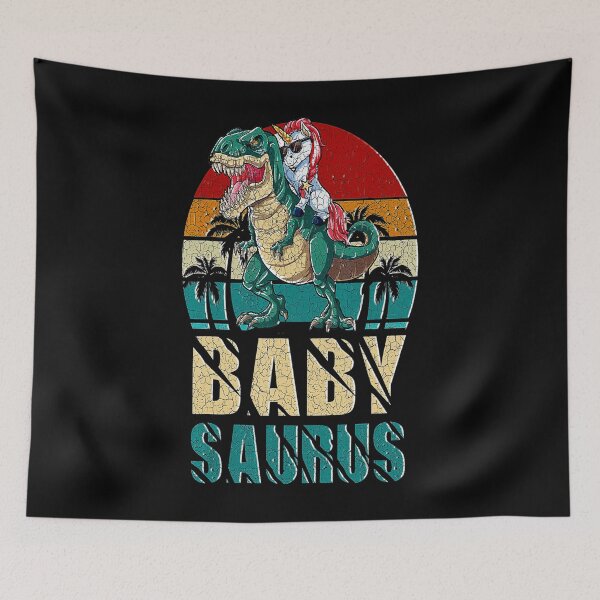 Item preview, Babysaurus Unicorn Riding T Rex Baby Saurus Matching Family designed and sold by BargerStore.