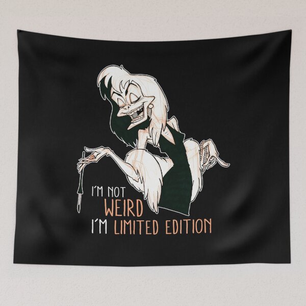 Item preview, I Am Not Weird I Am Limited Edition Cruella De Vill , Cruella Deville Villain I Am Not Weird Tee designed and sold by YQPPAL.