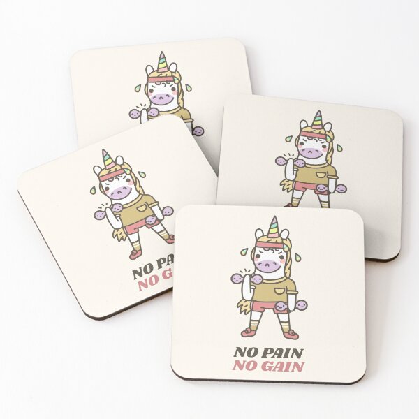 Item preview, No Pain No Gain Unicorn Lifting designed and sold by Wachi-A.