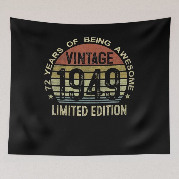 Item preview, 72 Years Old Gift Vintage 1949 Limited Edition 72th Birthday  designed and sold by avareid3.